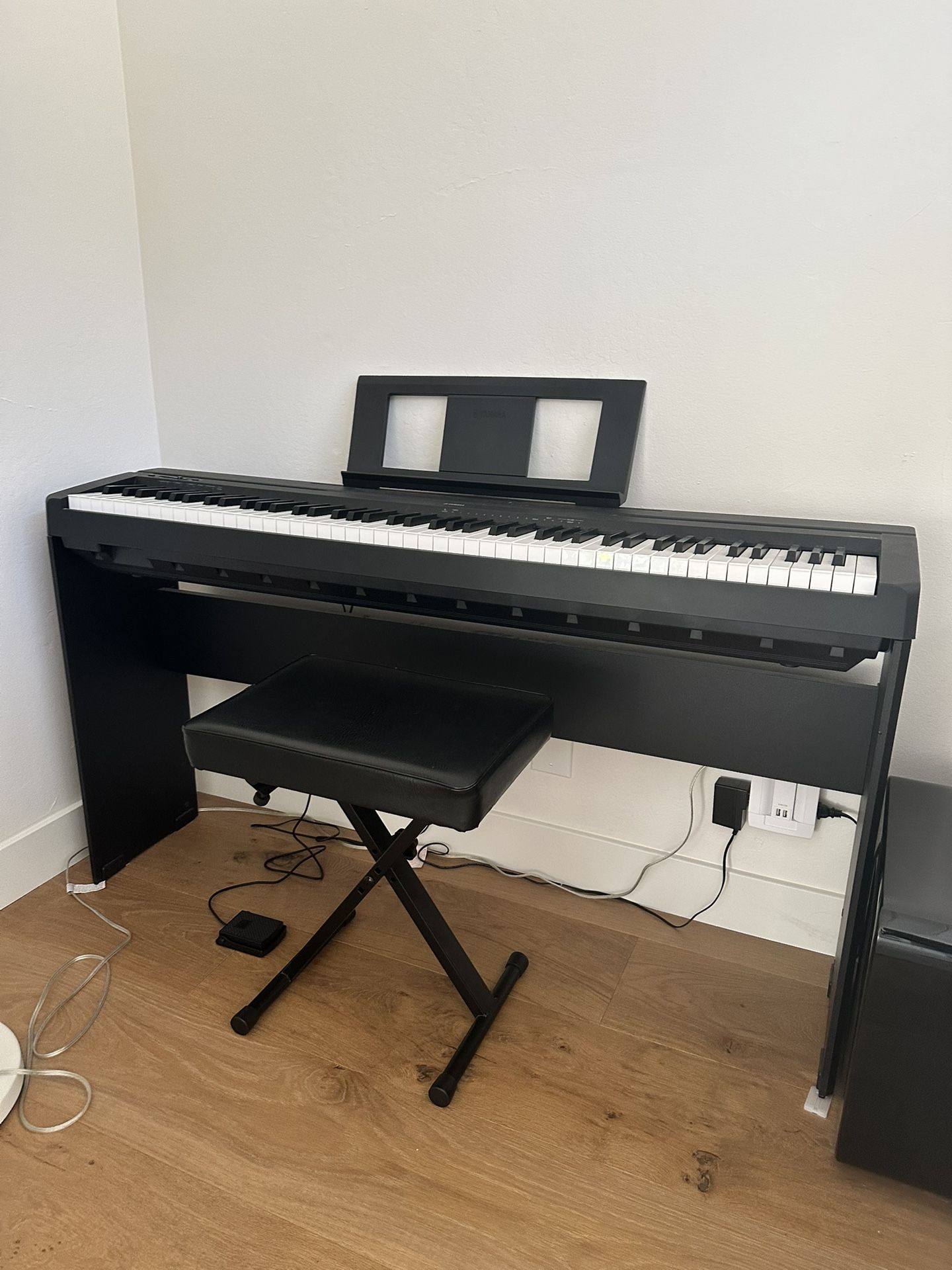Yamaha P-45 Digital Piano with Stand and Bench