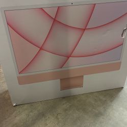 24 Inch Pink/ Red iMac