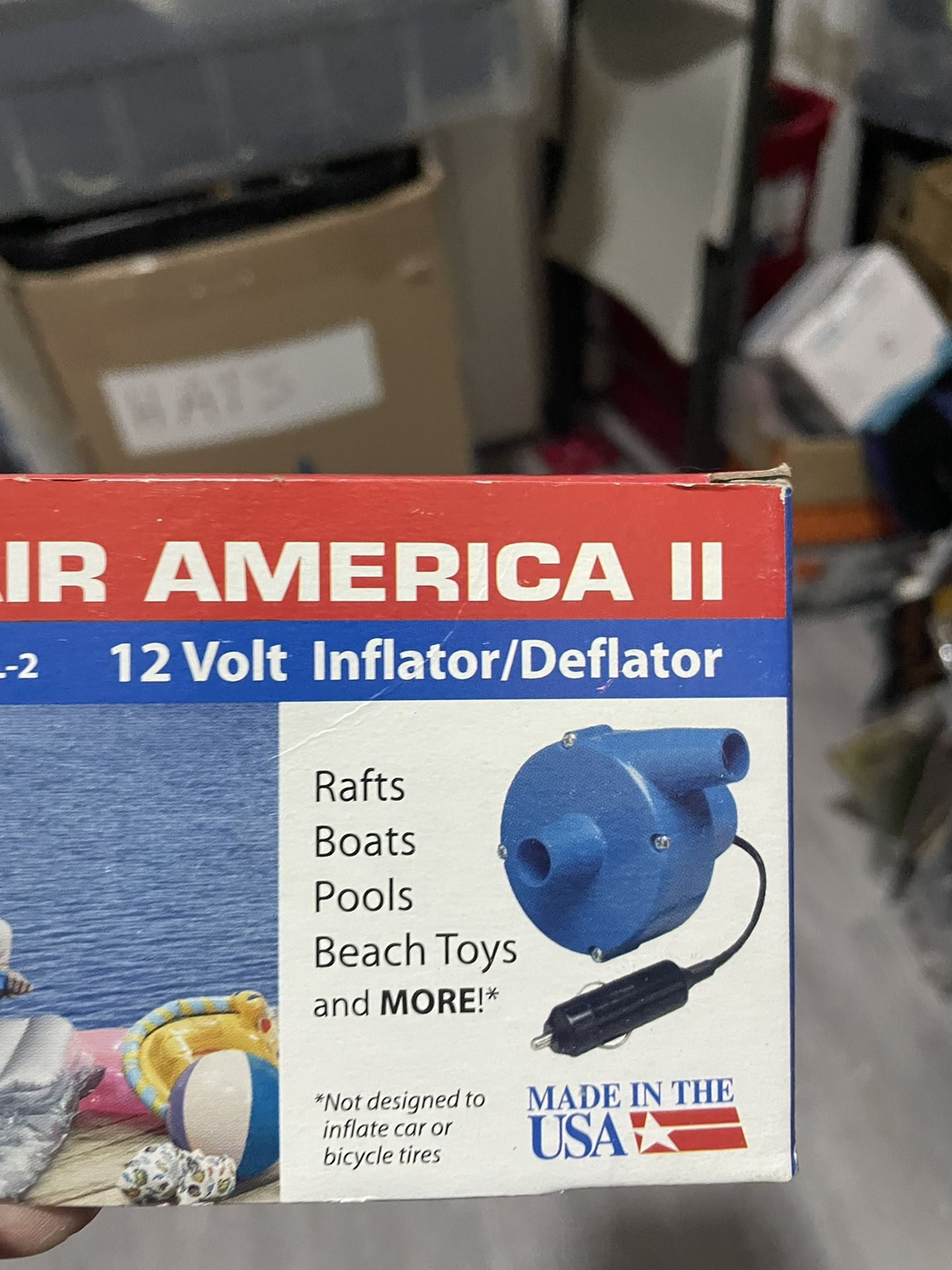 Air pump 12 Volt New In original box