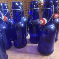 Blue Bottling Jars