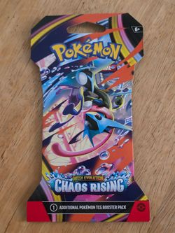 Sleeved chaos rising booster pack