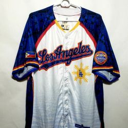 Los Angeles Dodgers  Filipino Eritage Night Baseball Jersey  mens size XL