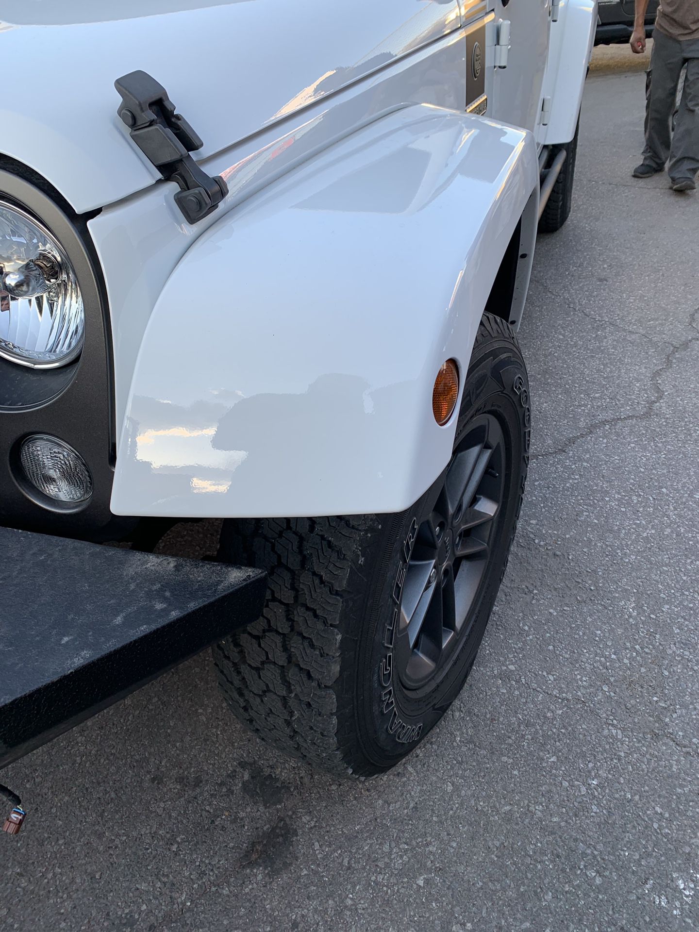 Factory Jeep Fender Flares in white