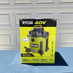 RYOBI  40V 10 Gal. Cordless Wet/Dry Vacuum