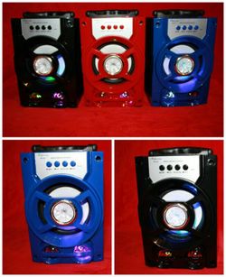 Rechargeable Bluetooth wireless sd card,usbflash drive fm radio speaker (bosina)