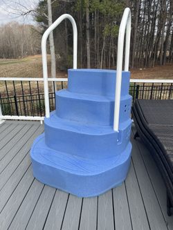 Above Ground Pool Steps.