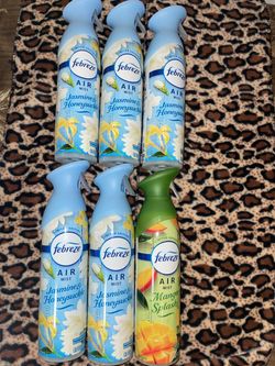 6🔥febreze Air mist all 6 for $15 firm on price