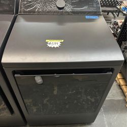 LG 7.3 cu. ft. Vented SMART Electric Dryer in Matte Black with EasyLoad Door, TurboSteam and Sensor Dry Technology