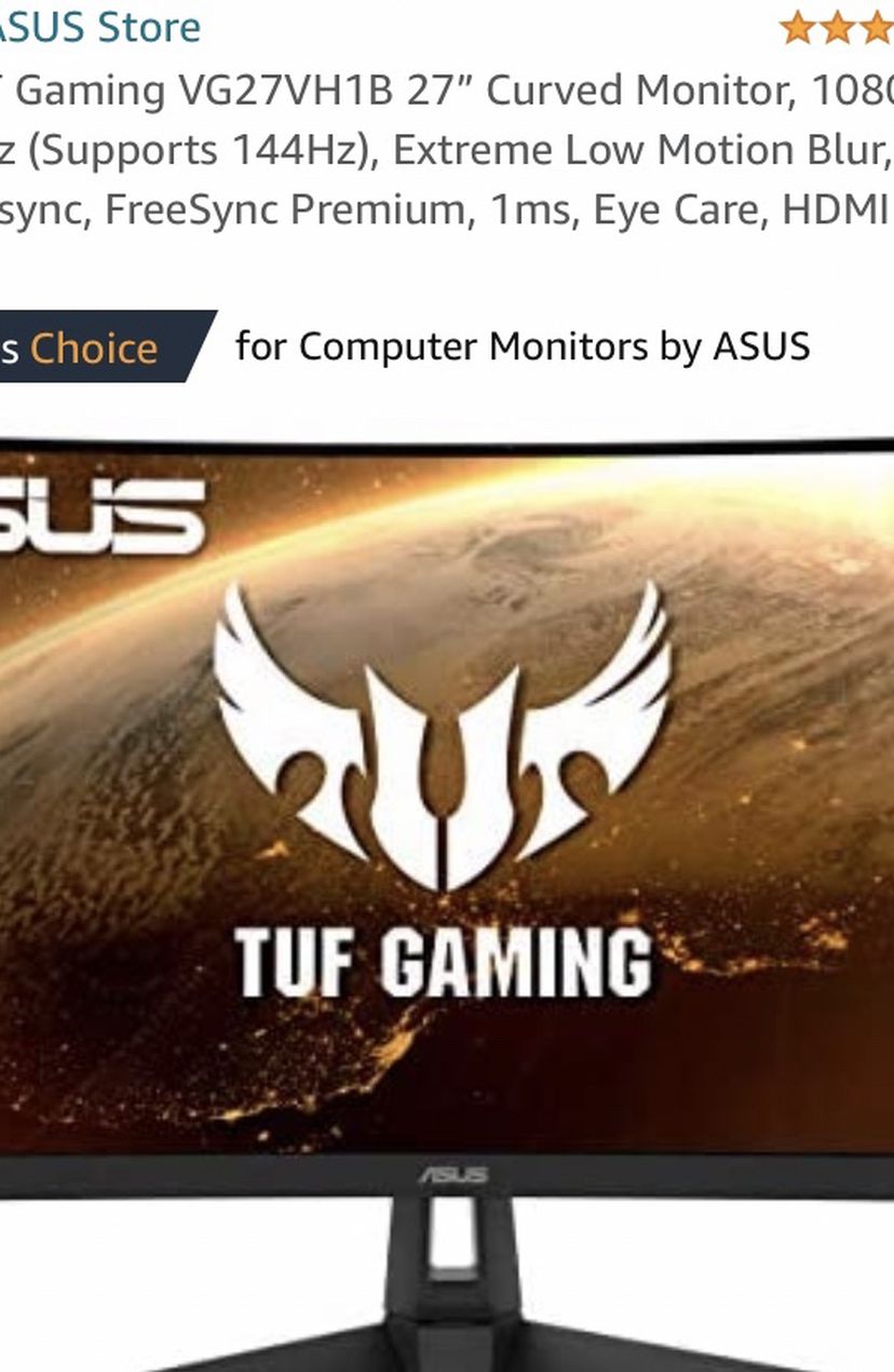 Asus TUF Gaming Monitor VG27VH1B 27”