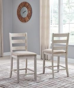  2 pcs Barstools, counter height chair, sillas