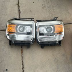 GMC Sierra Front Headlights