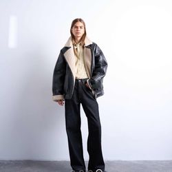 Top Shop - Leather Jacket - Vintage 