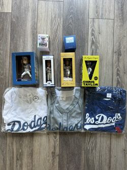 Los Angeles Dodgers Bobbleheads, Jerseys and Rings