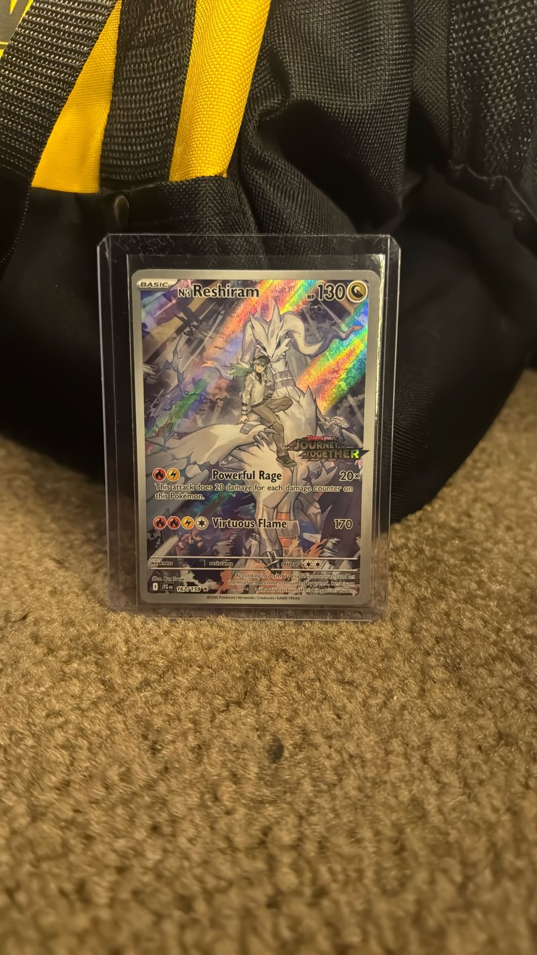 Reshiram stamped