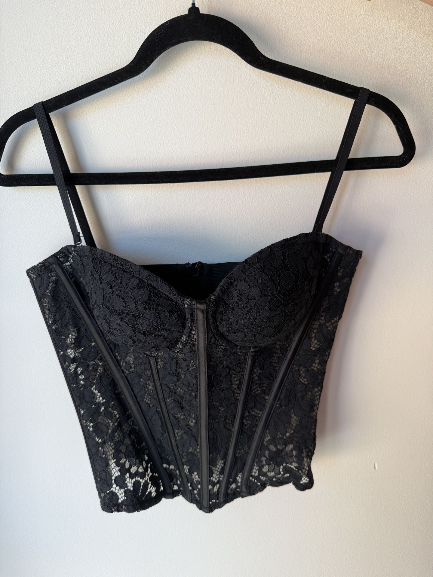 Black Lace Corset Top ā Sexy Elegant, Party / Night Out