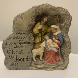 CB Gift: A Savior Is Born Holy Family Figurine, 12" 