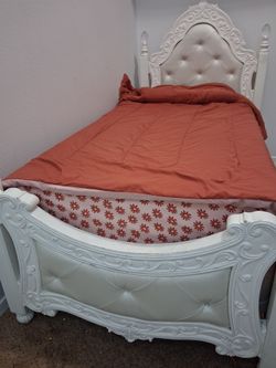 Twin bed.