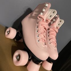 Pink Light Up Roller Skates Size 6w/5m