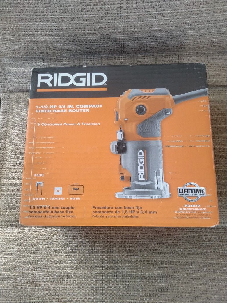 Ridgid Router New