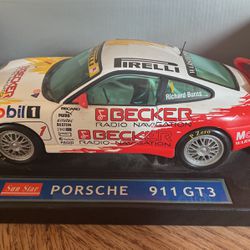 Diecast Porsche 911 G3T Type996 Becker Circuit 1/18 Sunstar 1292 Mint shape In Holder Case 50.00 Obo