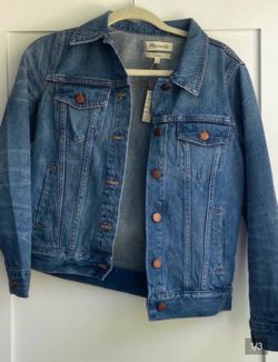 NWT Madewell light blue classic denim jacket