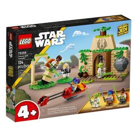 LEGO Star Wars Tenoo Jedi Temple 75358 Building Toy with Kai Brightstar and Yoda Figures, Star Wars Toy Starter Set with Easy and Playful Builds, Birt