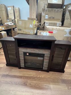 Electric Fireplace TV Stand Console