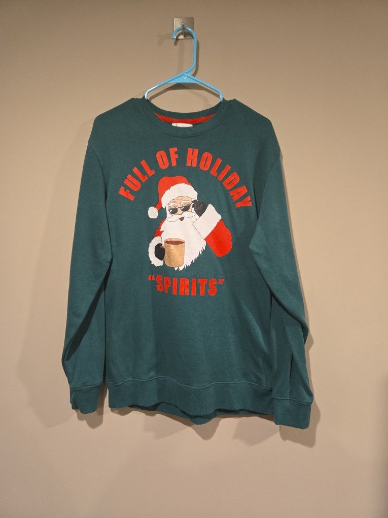 HOLIDAY SPIRITS Christmas Sweater (L)