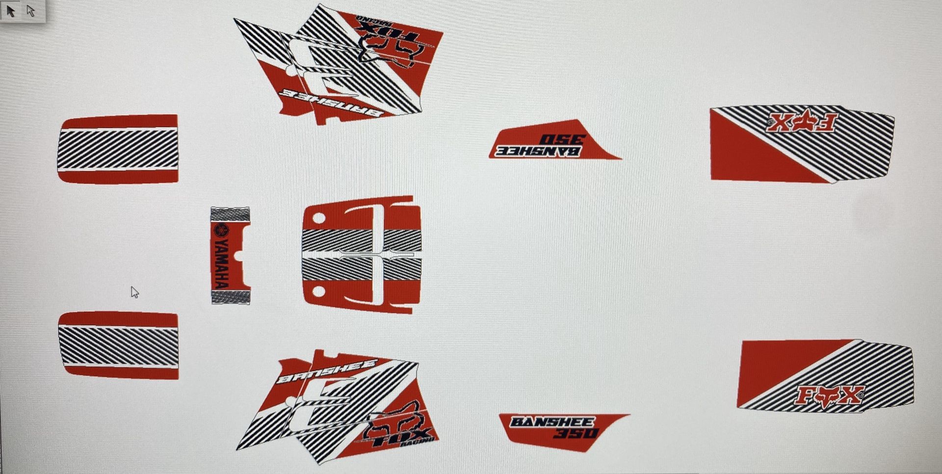 Yamaha banshee graphic kit