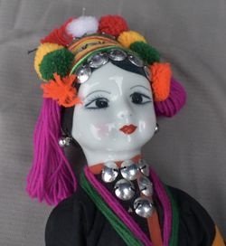 Vintage Chinese Porcelain Doll