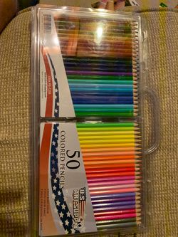 50 colored pencil set