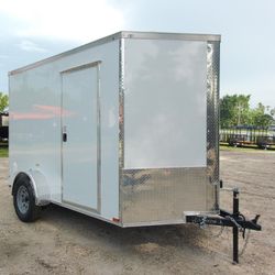Quality Cargo 6 x 10 Enclosed 3.5k Cargo Trailer
