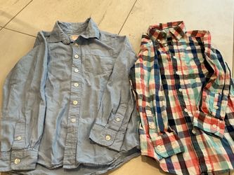 2 Long Sleeve kids shirts size 8