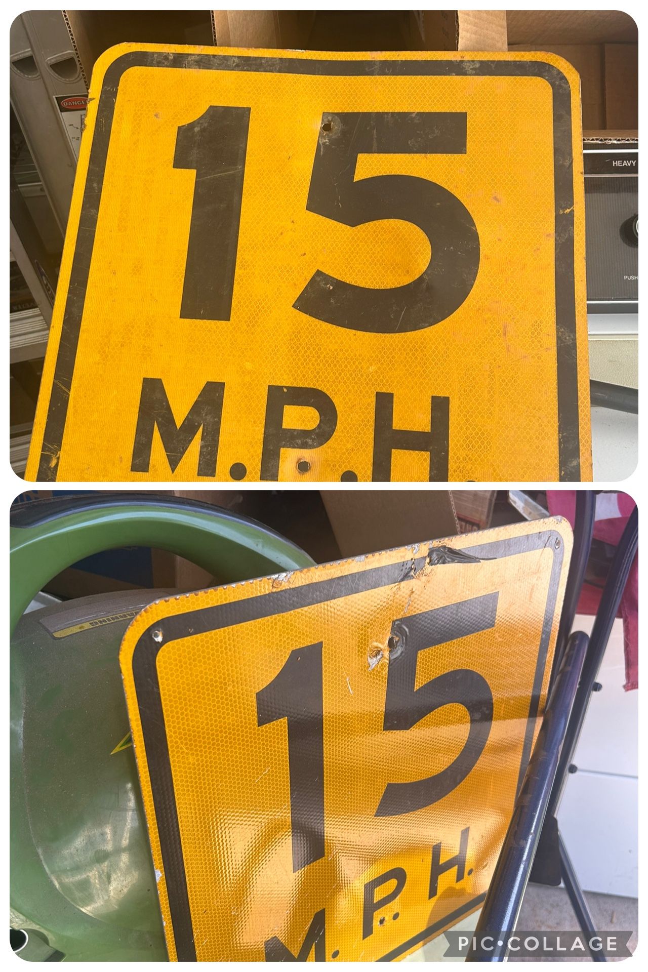 2 / 15 MPH Signs - Read Below ⬇️