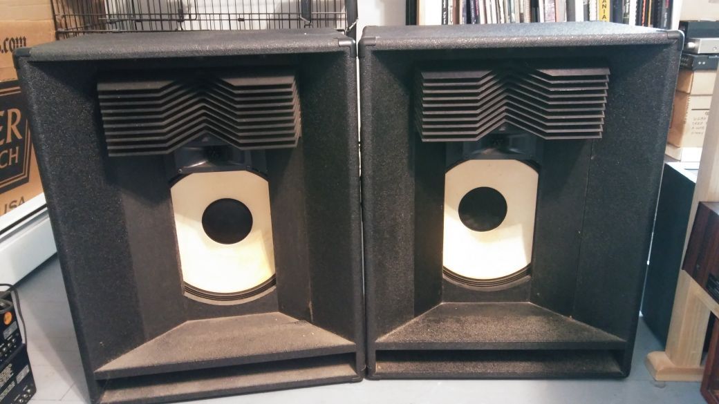 PAIR OF KUSTOM 1501L THREEWAY SPEAKERS