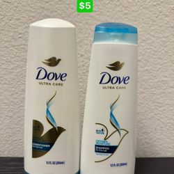 Dove Shampoo & Conditioner (24oz Total)