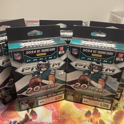Lot of 5x 2024 NFL Prizm Hanger Boxes