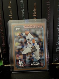 Miguel Rojas 2024 Topps #389 Dodgers Serial Numbered 1333/2024