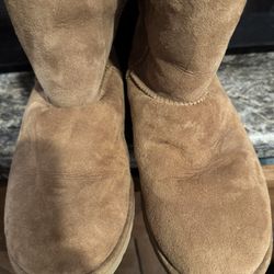 UGG Classic Waterproof Suede Boots