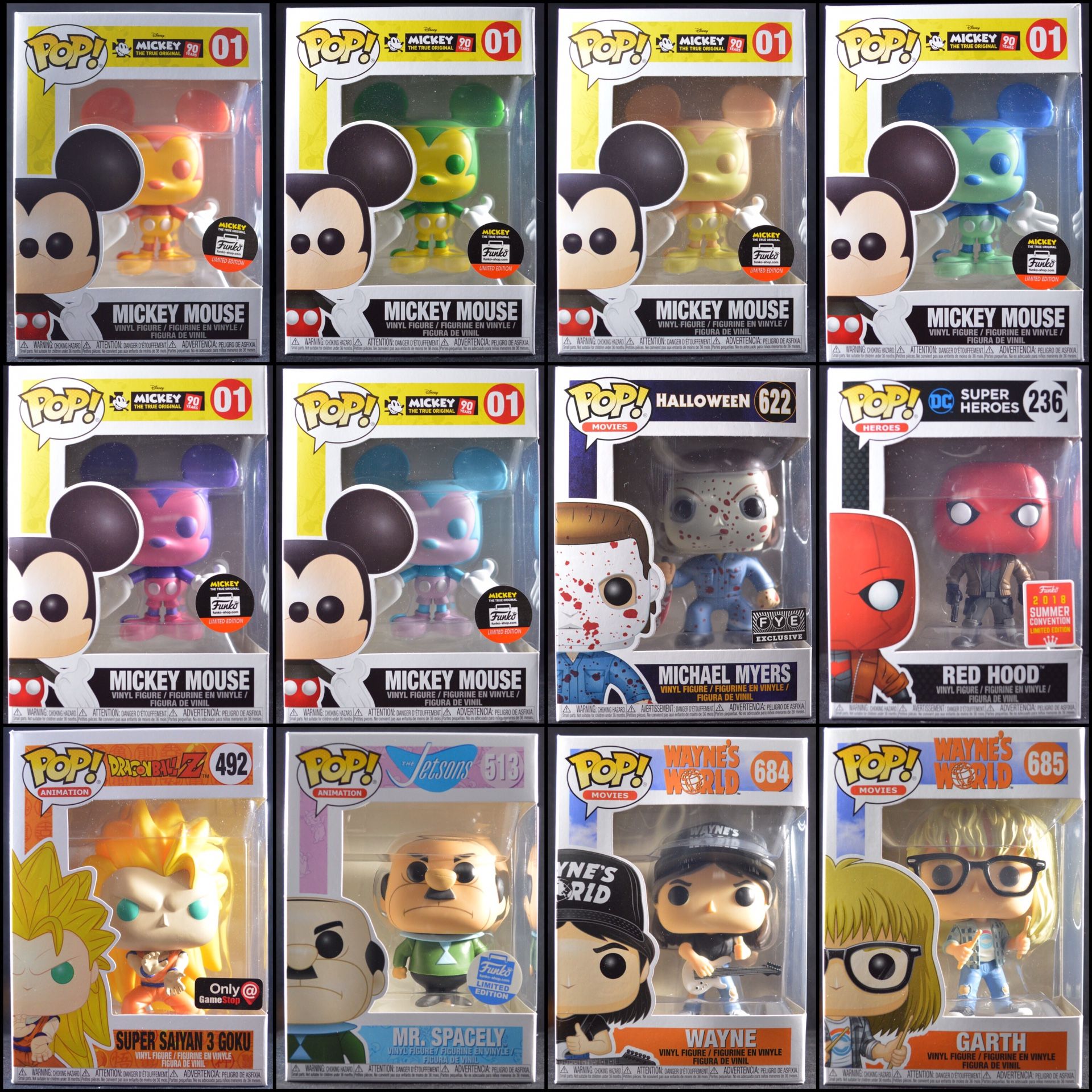 Various Funko Pop Exclusive Bundle Lot