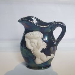 Cameo Carving On Porcelain Vase 3 In