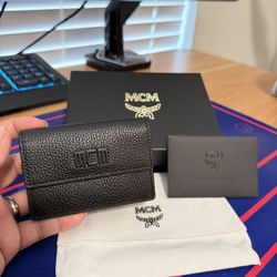 MCM Tech Leather Small Wallet