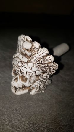 From mexico , cool skull souvenir pipe