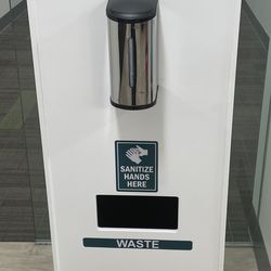 Commercial Hand Sanitizer Station w/ Trash – Office / Clinic (Multiple)