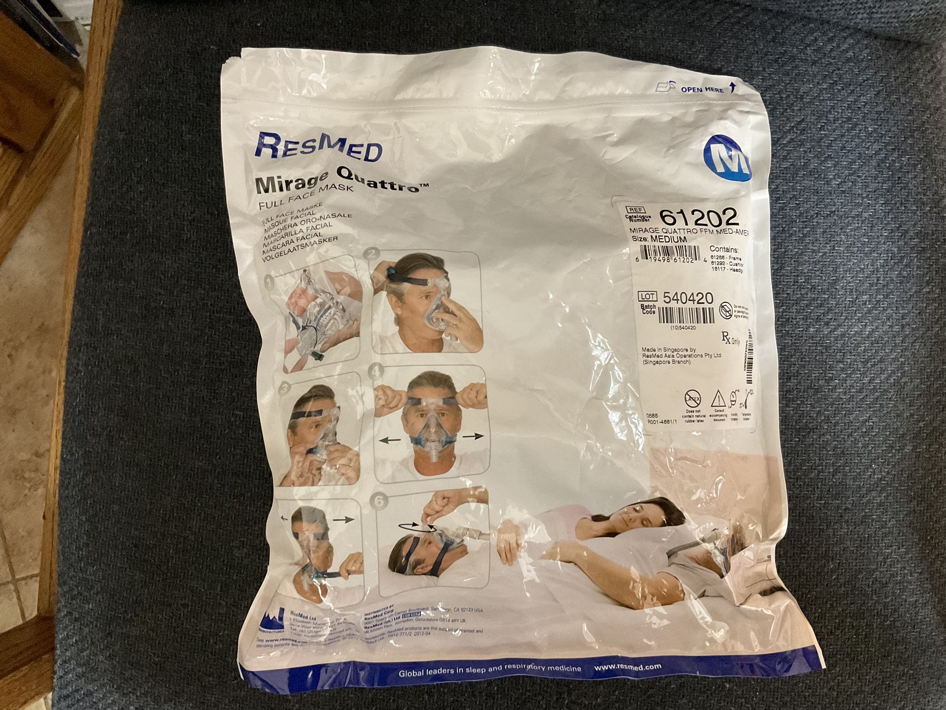 C-Pap Full Face Mask New
