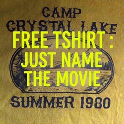 Free Tshirt Men’s Medium Never Worn Just Name The Movie $free