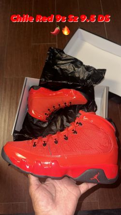 Chile Red 9s Sz 9.5 DS