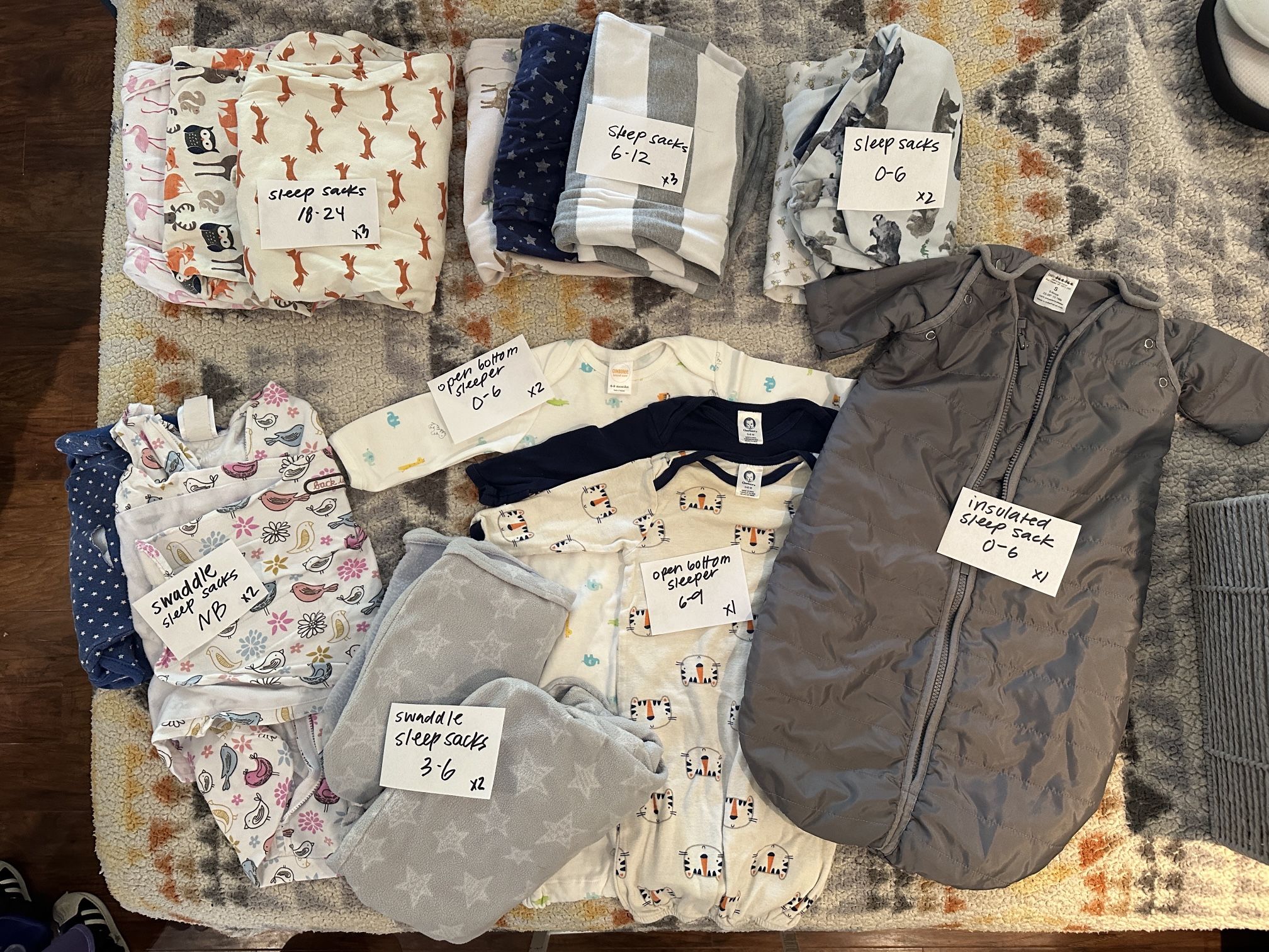 Sleep Sacks / Velcro Swaddles