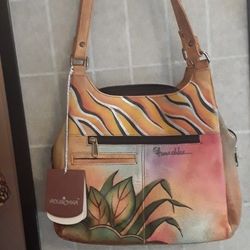 Handbag   Original ANUSCHKA! Free Wallet