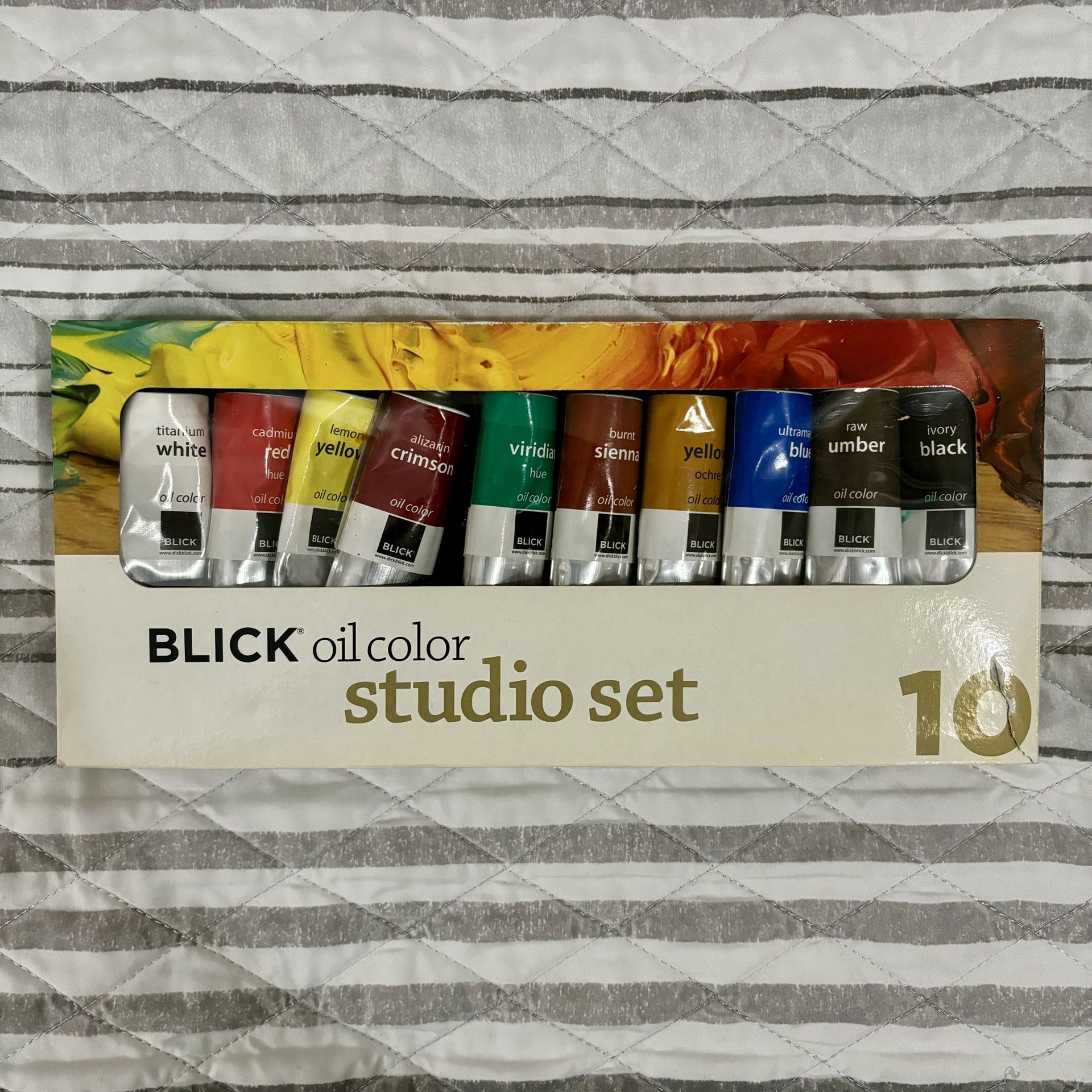 Blick Oil Paint Studio Set of 10